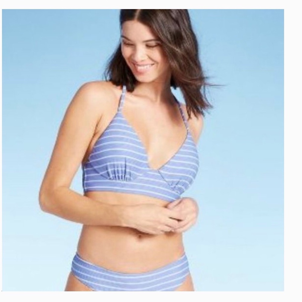 NWT Shade & Shore Lightly Lined Bikini Top